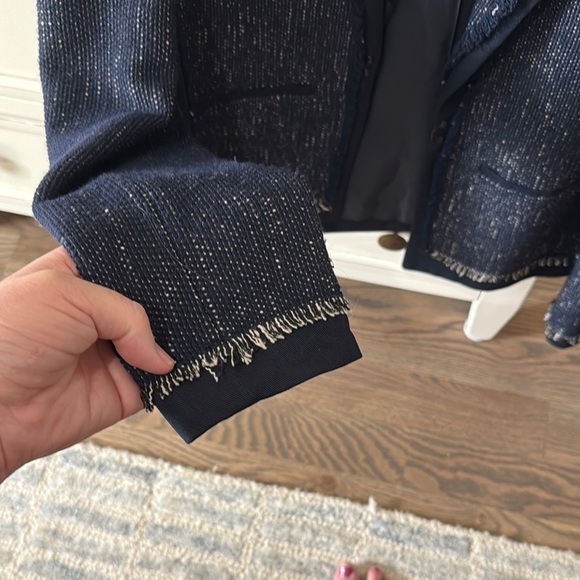 Elegant Navy Women's Jacket - Picture 3 of 7